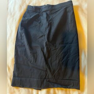 JCrew Black Pencil Skirt 8 Tall